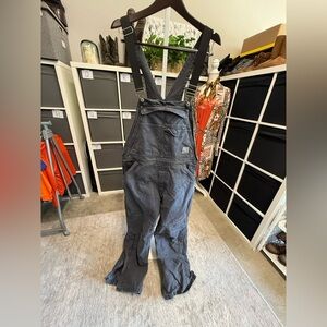 Sorel Quilted Bib Charcoal Grey Work Overalls